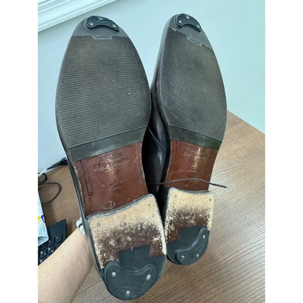 Allen Edmonds Rafael Chukka BROWN Dress Boots Size 11.5D Made In Italy (SH300THR